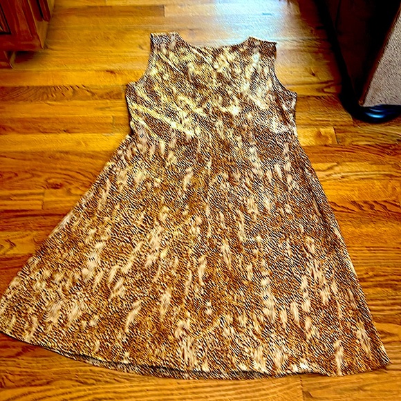 BethBowley Transitionaldress S12.100%silk beading.Cream/Amber.Perfect condition - Picture 4 of 4